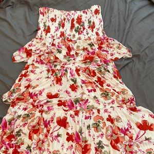 Lascana for Venus strapless, tiered dress. Medium.